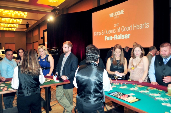 Casino games at the 2017 Kings & Queens of Good Hearts Fun-Raiser